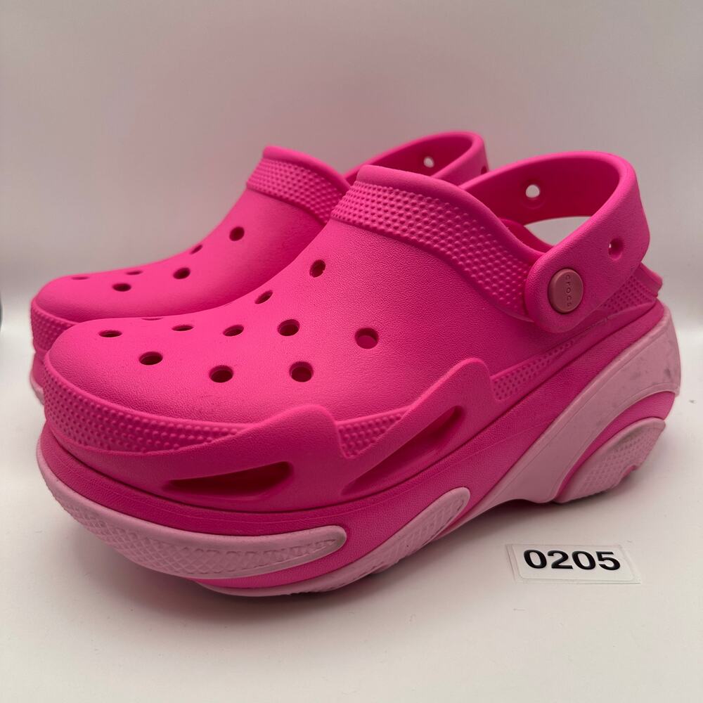 Classic Slip-On Platform Clog - Hot Pink